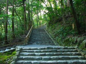 多賀宮への石段